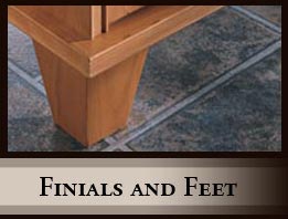Finials and Feet